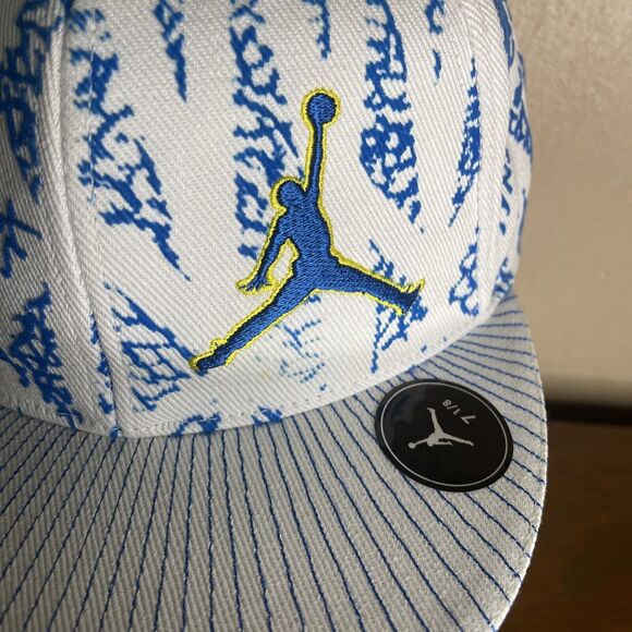 Rear Air Jordan Jumpman Hat 7 1/8 Fitted Cap Chicago Bulls Men ELNC Very Clean - Picture 3 of 10